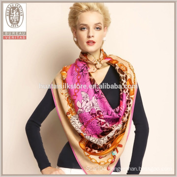 2015 new product 100% wool hand make winter scarf